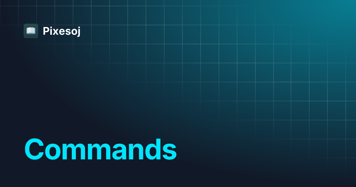 commands-pixesoj